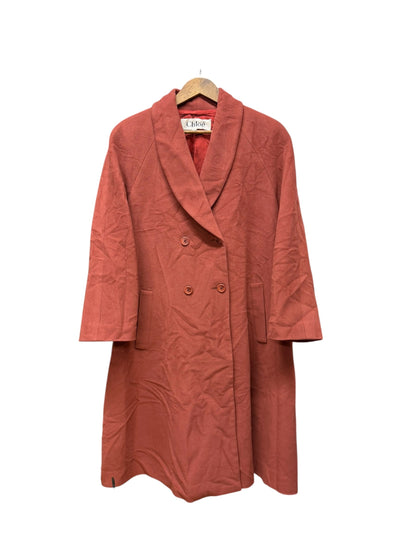 Chloé Dark Blush Wool Trench Coat
