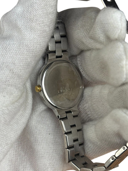 YSL Blue Circle Dial Stainless Band