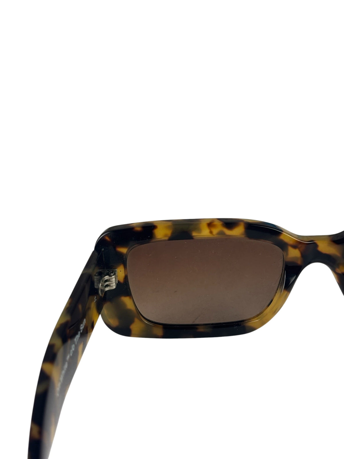 Off-White Tortoiseshell Rectangular C/O The Sun Sunglasses