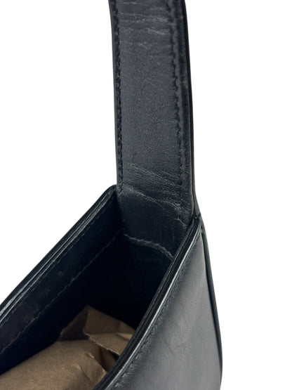 Yves Saint Laurent Black Leather Mini Le 5 À 7 Hobo Bag