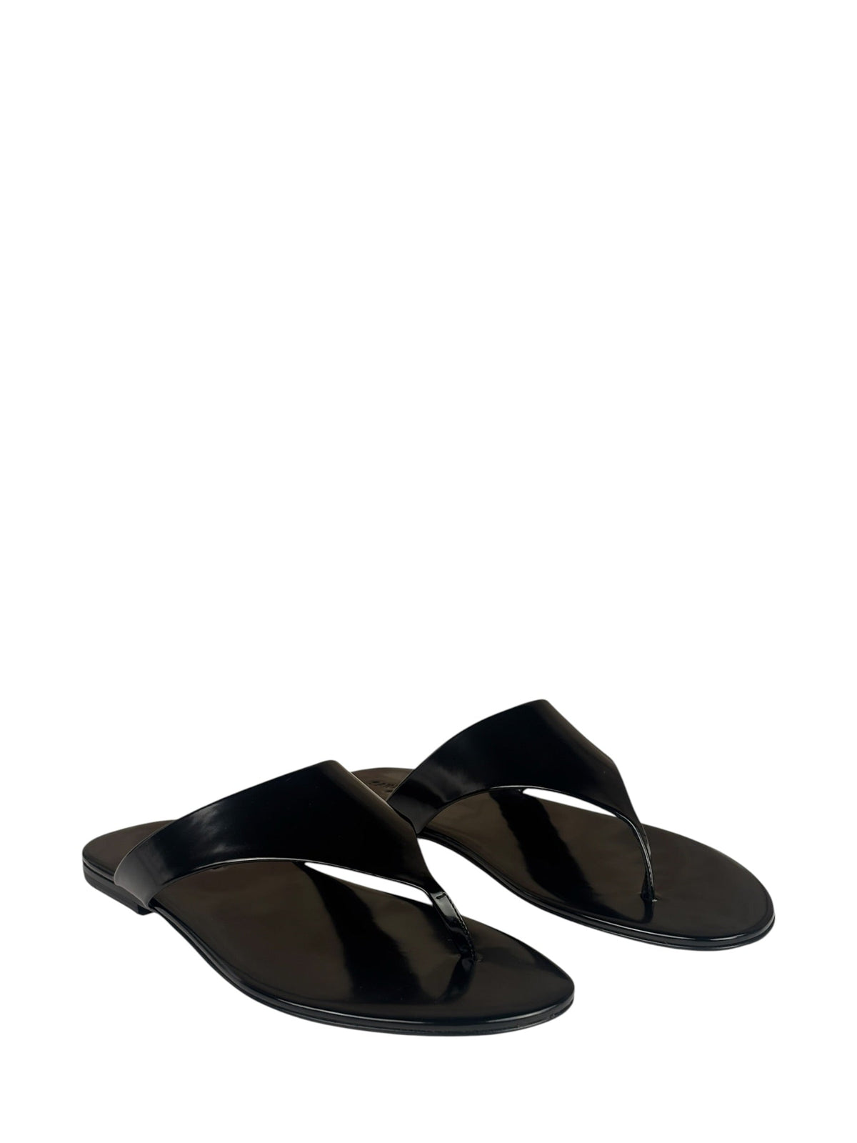 Saint Laurent Black Vitello Marilyn Sandals