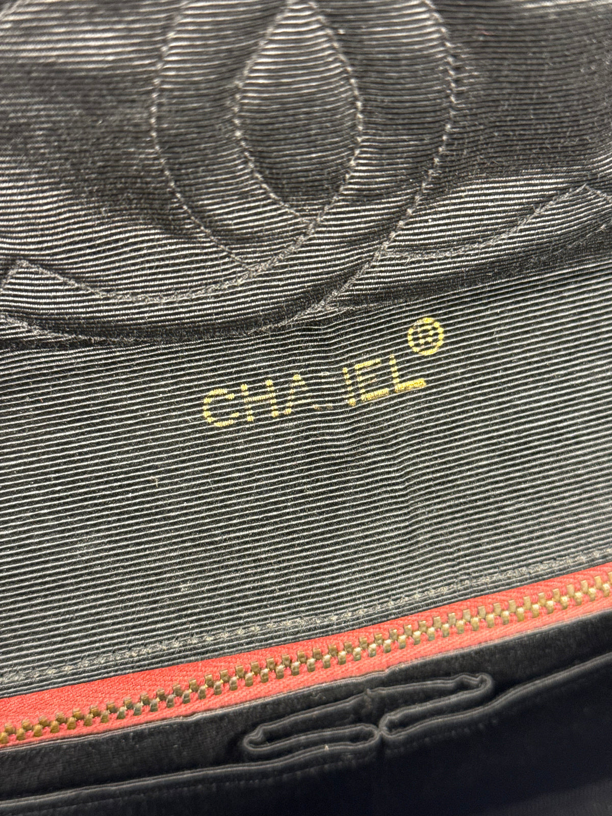 Chanel Vintage Burgundy Cotton Pairs-Seoul Pagoda Flap Bag