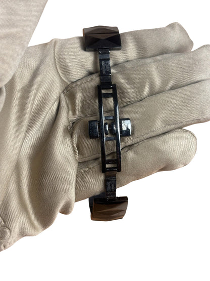Fendi 4270L Black Pyramid Band Watch