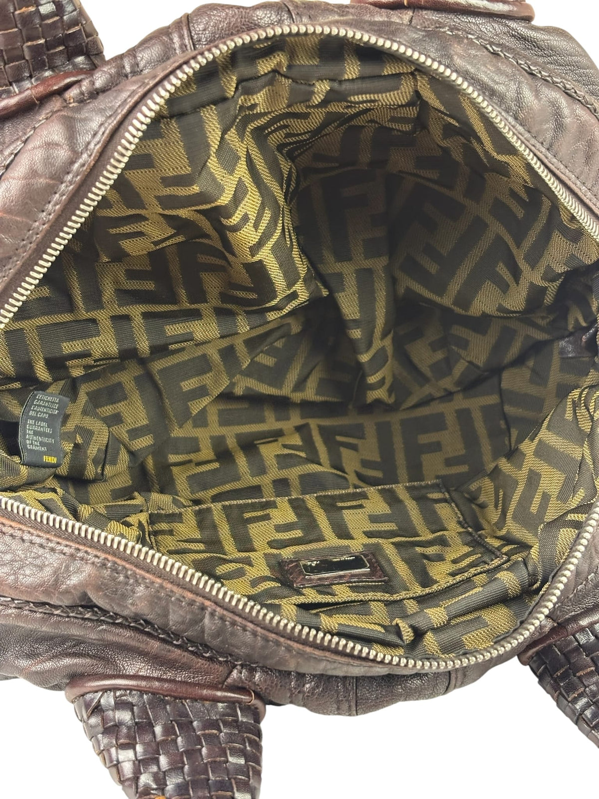 Fendi Vintage Brown Small Spy Bag