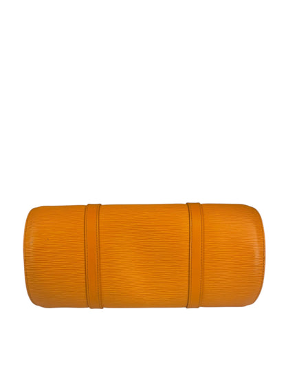 Louis Vuitton Orange Epi Leather Soufflot Handbag