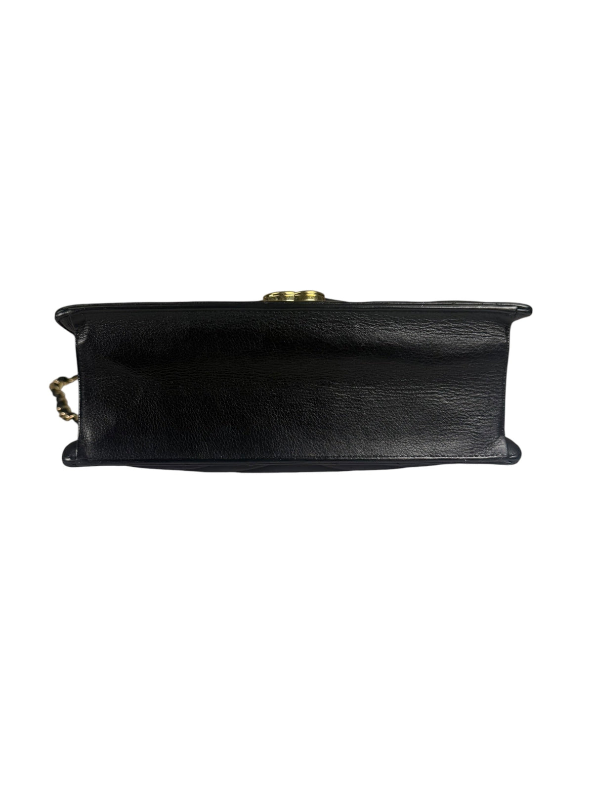 Chanel Black Calfskin Chevron Envelop Flap Bag 2019