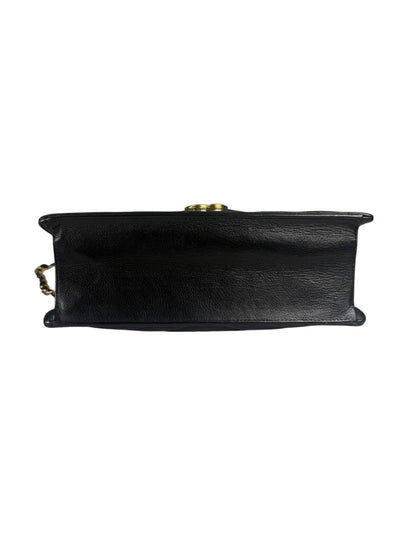 Chanel Black Calfskin Chevron Envelop Flap Bag 2019