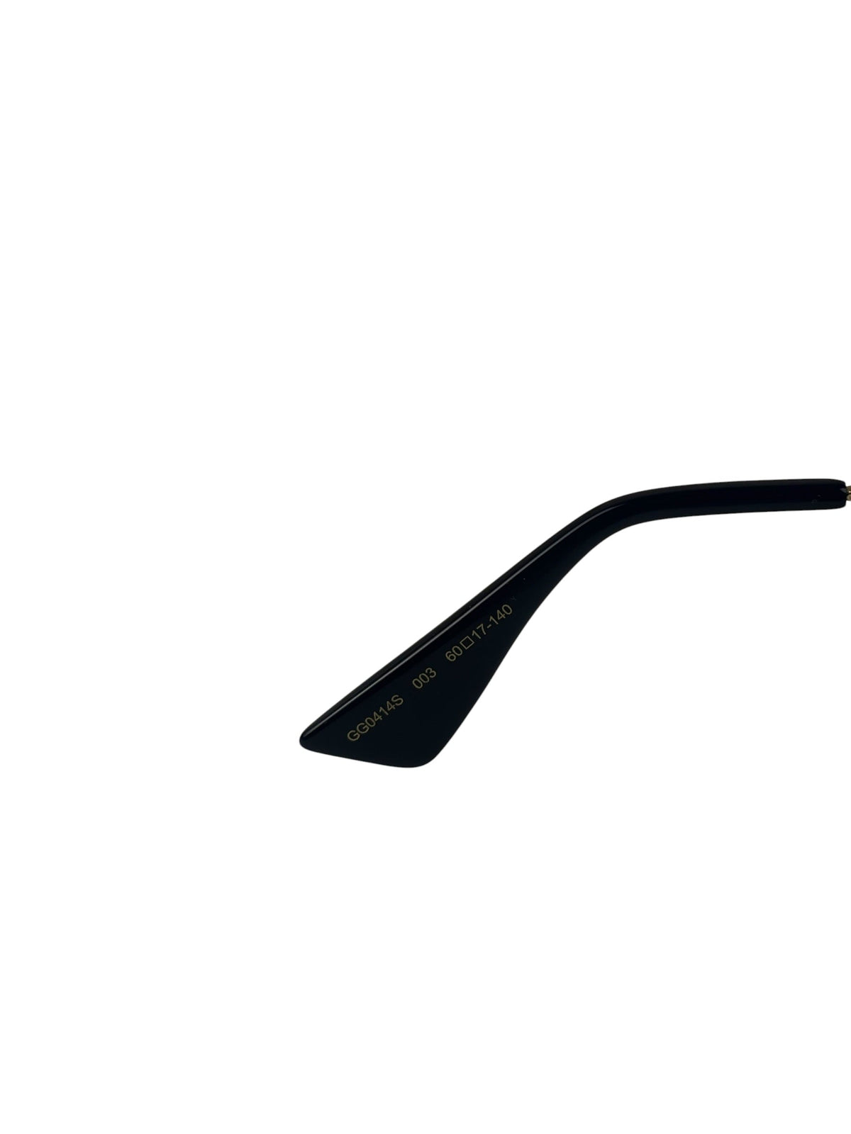 Gucci GG0414S Square Metal Frame Mirrored Lenses Sunglasses
