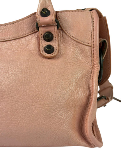 Balenciaga Rose Peach Le City Two-Way Bag