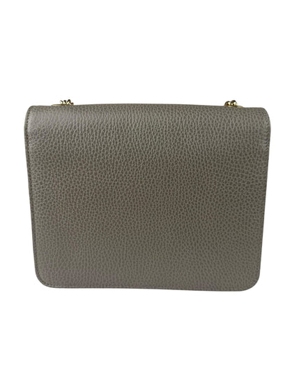 Gucci Grey Calfskin Interlocking Small G Shoulder Bag