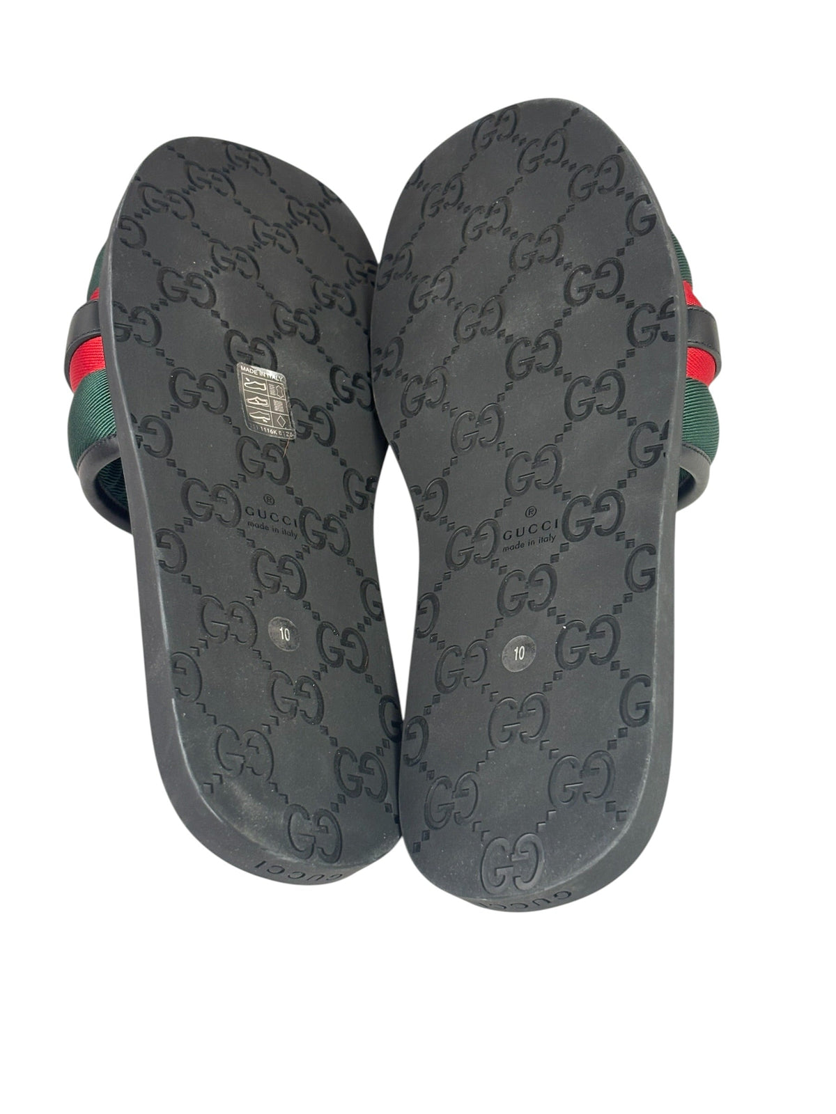 Gucci Interlocking G Sherry Line Leather Sandals