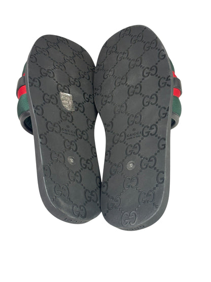 Gucci Interlocking G Sherry Line Leather Sandals