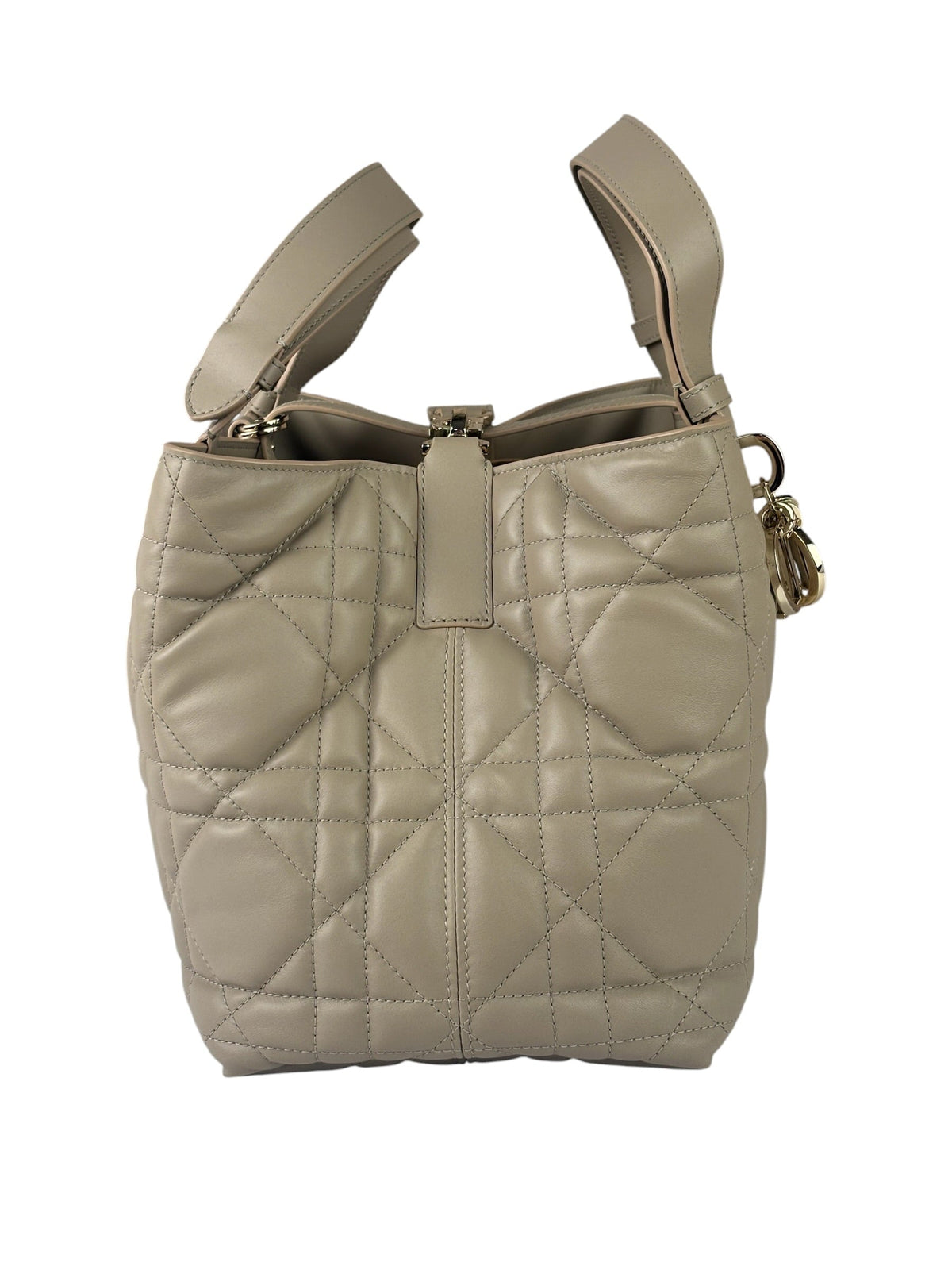 Christian Dior Calfskin Macrocannage Toujours Handbag