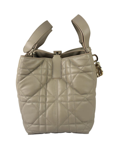 Christian Dior Calfskin Macrocannage Toujours Handbag