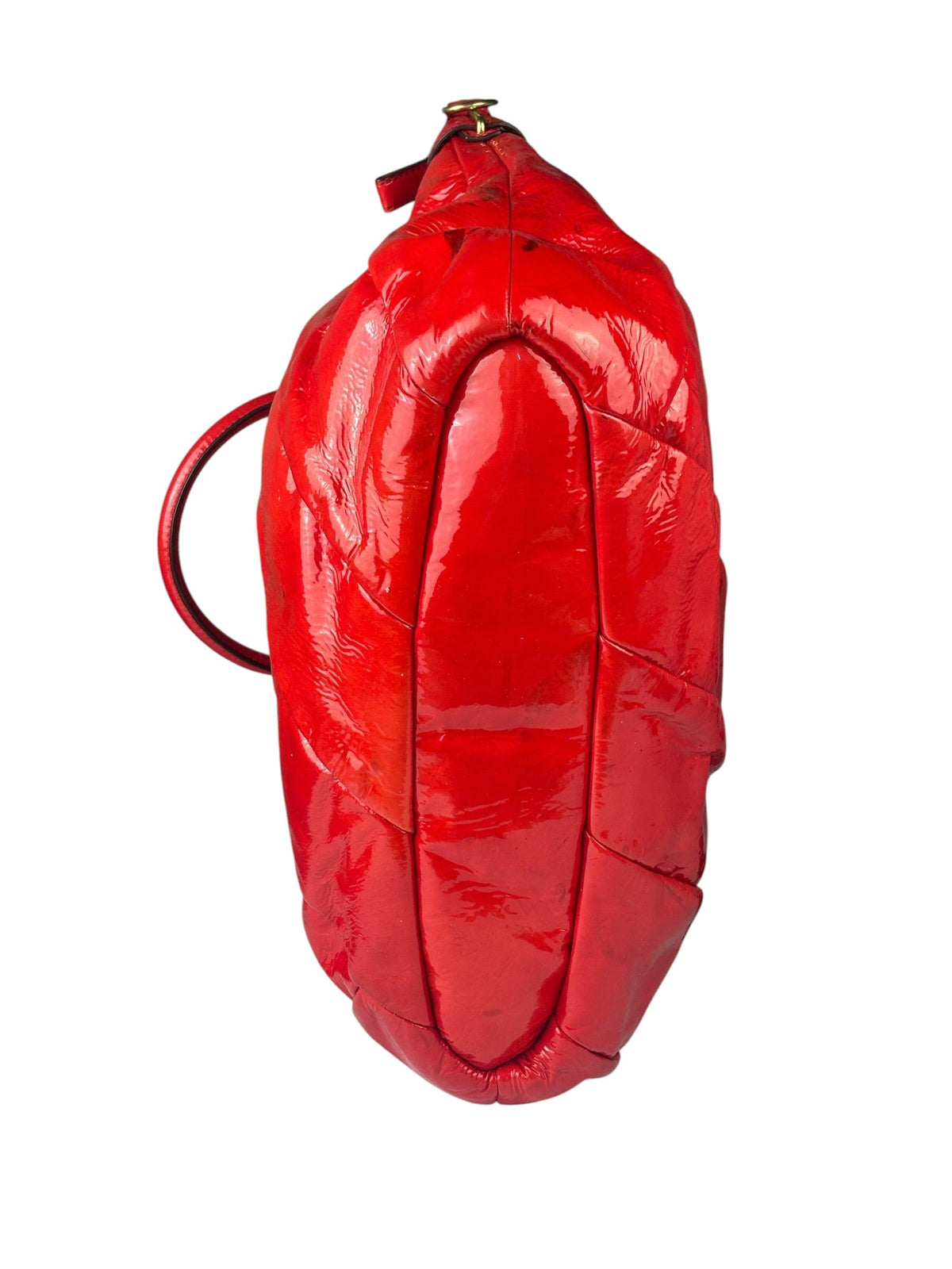 Coach Red Patent Leather Two-Way Bag