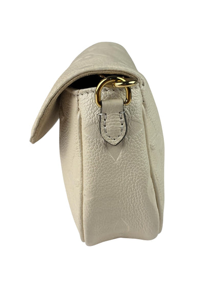 Louis Vuitton Ivory Empreinte Monogram Leather Chain Ivy Pochette