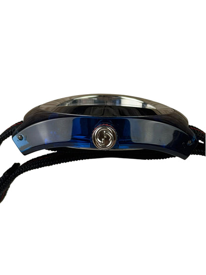 Gucci Sync Navy with Black Nylon Strap