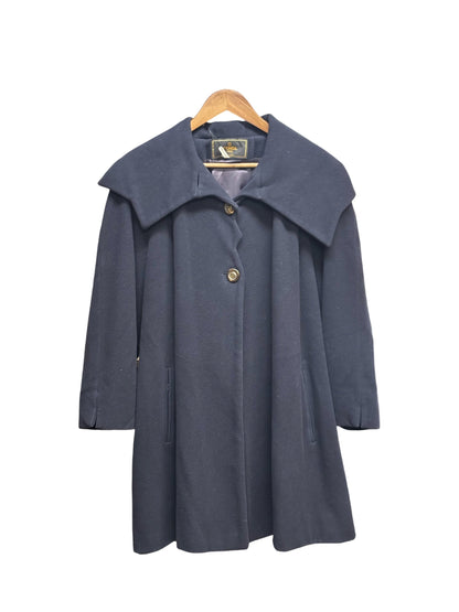 Vintage Fendi 365 Wool Trench Coat Navy