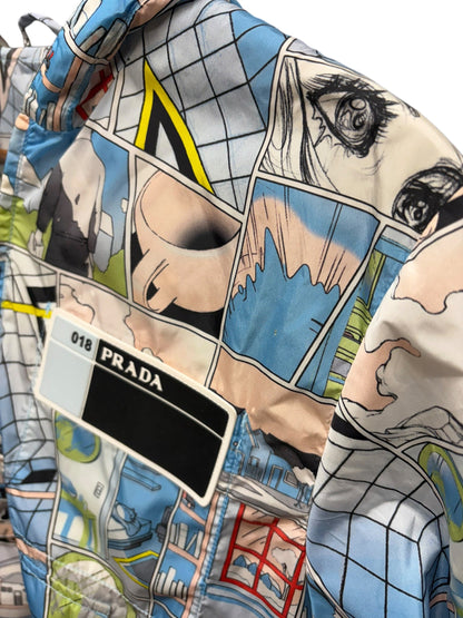 Prada  Multicolor Graphic Comic-Print Jacket