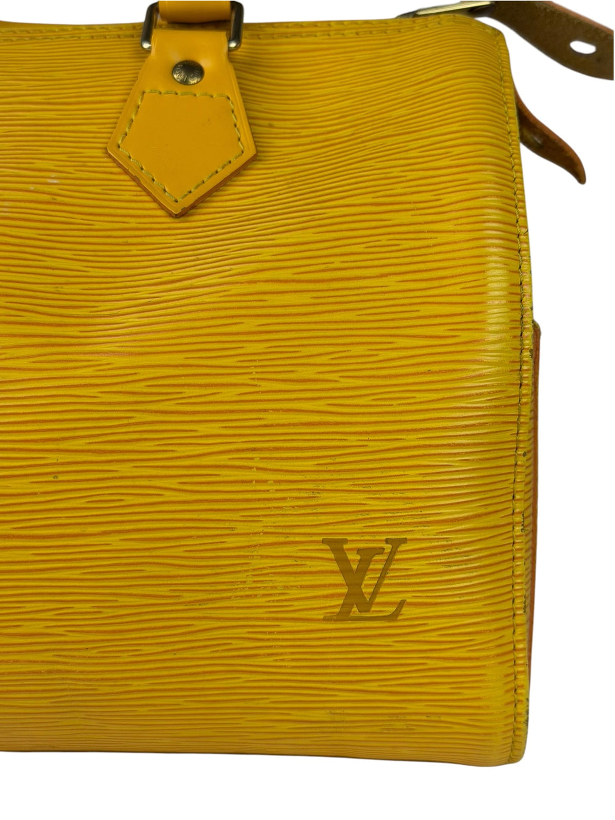 Louis Vuitton Yellow Epi Leather Speedy 25