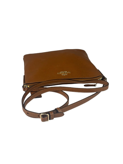 Coach Tan Brown Pebble Leather Crossbody Bag