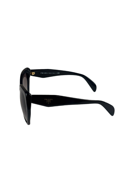 Prada Black Acetate Oversized Sunglasses