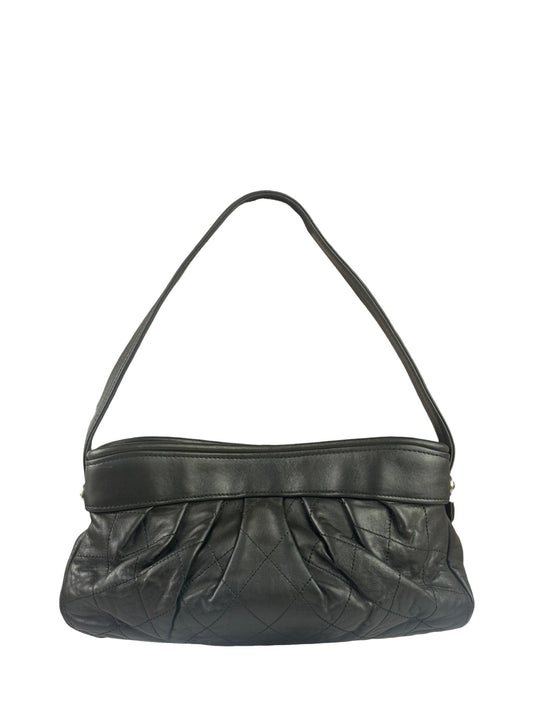 Chanel Grey Quilted Leather Tote Bag 2006