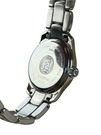 Fendi 210L Roman/Stick Silver Dial