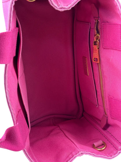 Prada Pink M Canapa Canvas Tote
