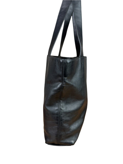 Chanel Black Lambskin CC Swirl Pattern Tote 2000