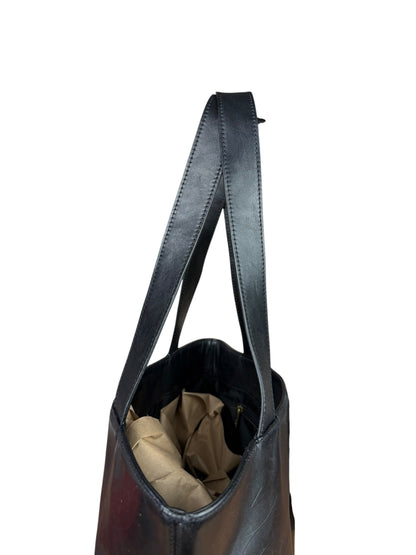 Chanel Black Lambskin CC Swirl Pattern Tote 2000
