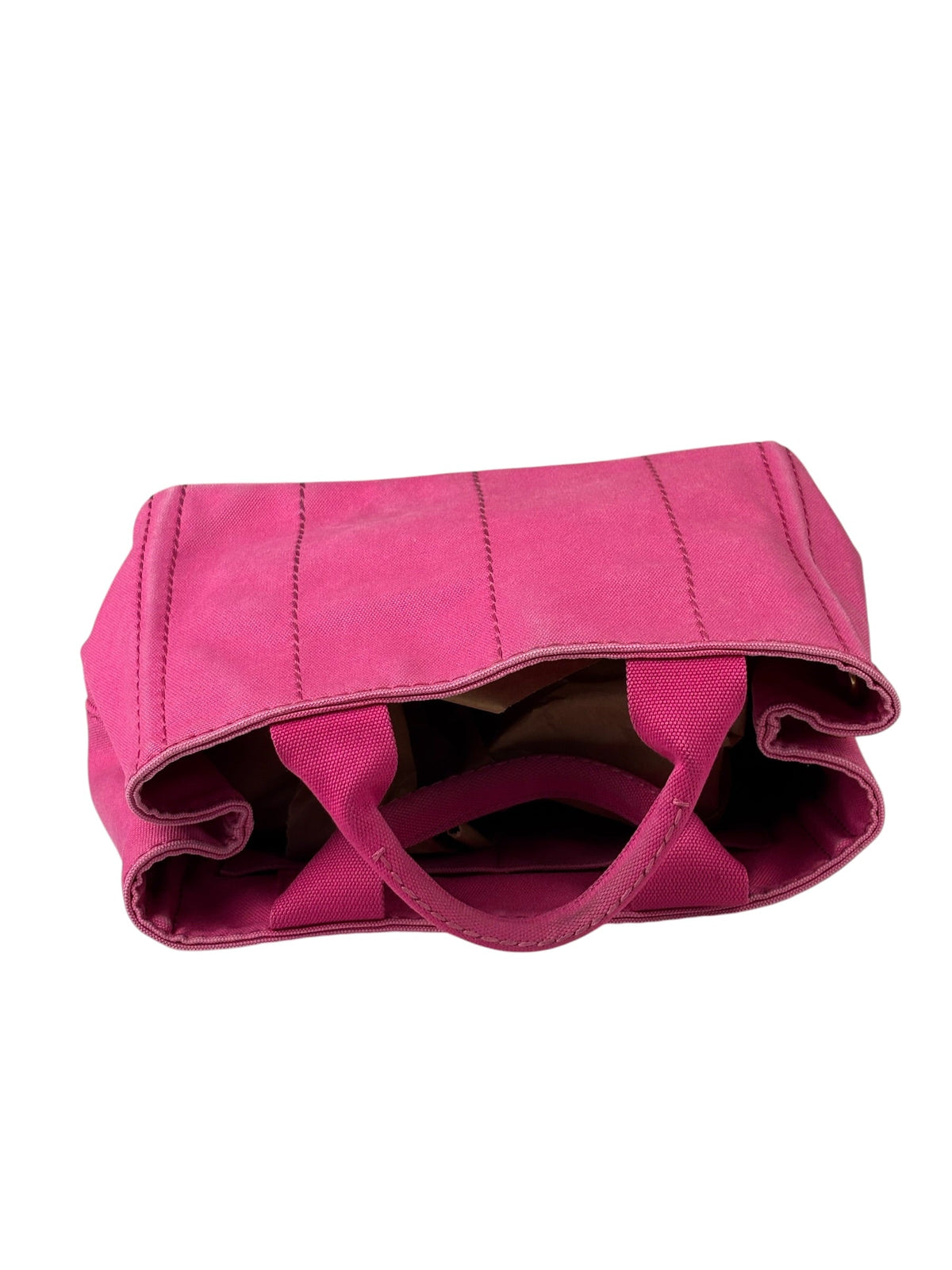 Prada Pink M Canapa Canvas Tote