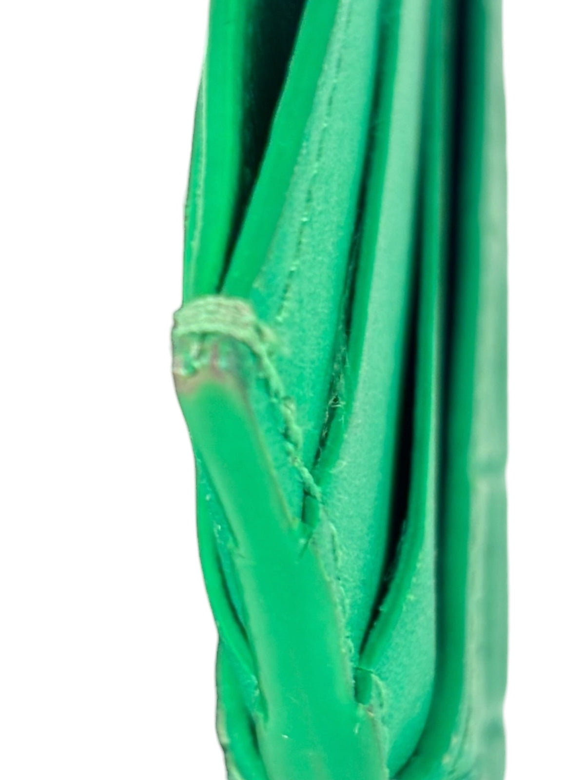 Bottega Veneta Green Intrecciato Card Holder