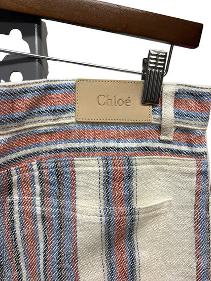 Chloe Multi-Colored Horizontal Striped Bottoms