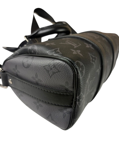 Louis Vuitton Grey Monogram Keepall Bandoulière 25