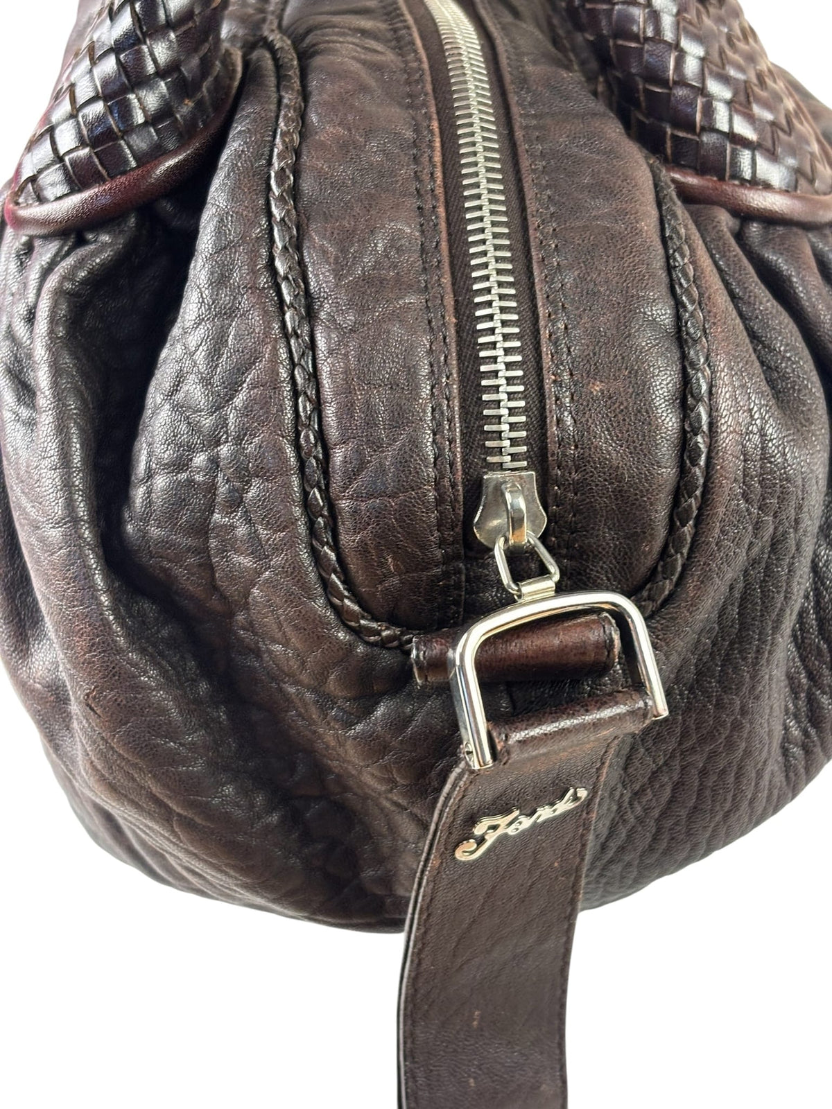 Fendi Vintage Brown Small Spy Bag