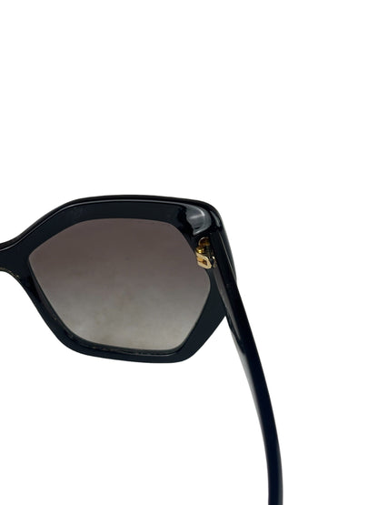 Prada Black Acetate Oversized Sunglasses