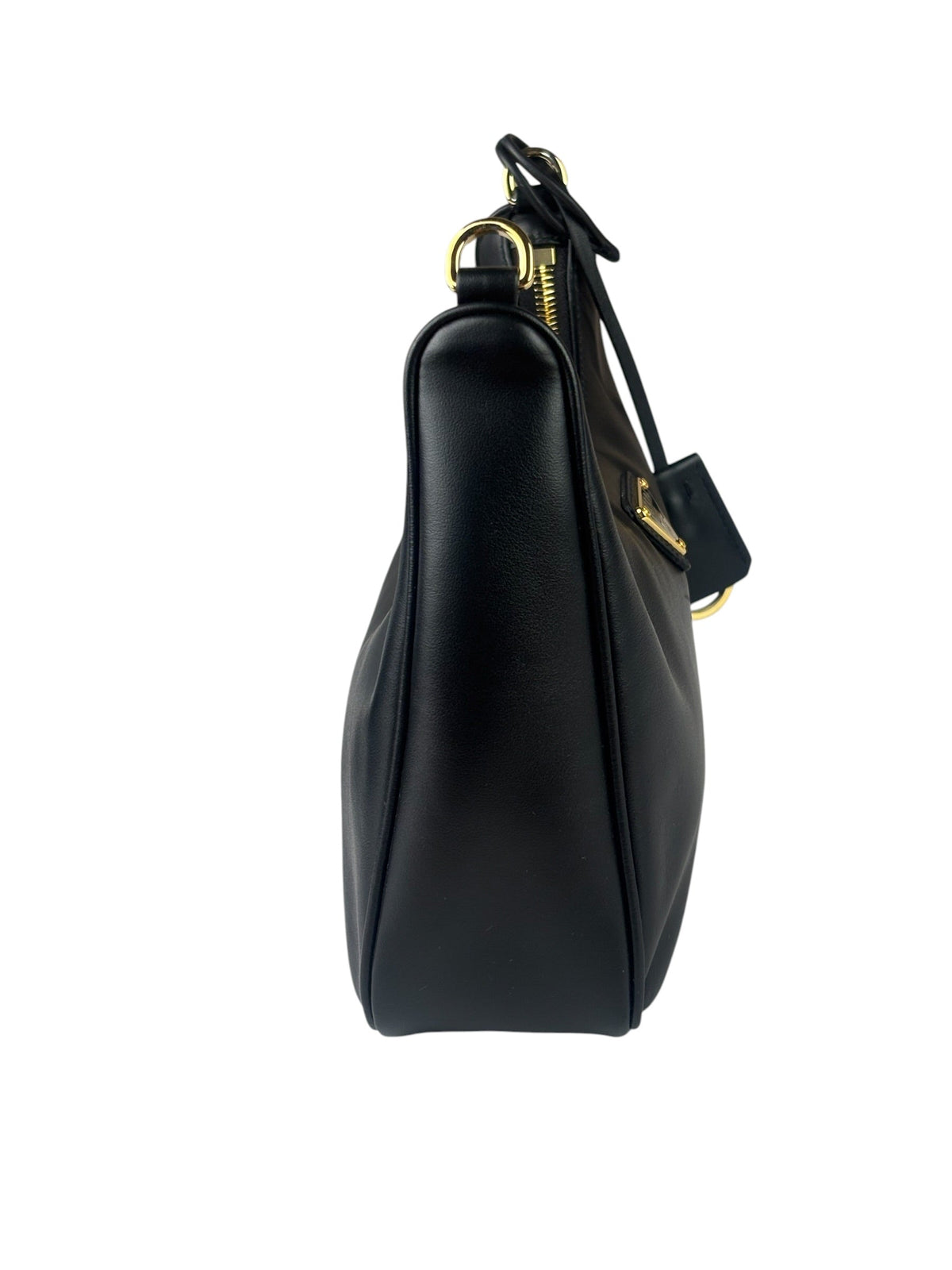 Prada Black Saffiano Leather Re-Edition Two-Way Bag