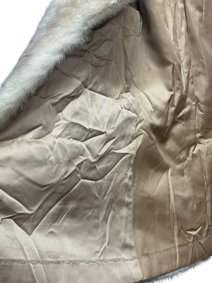 Vintage Cream Mink Fur Coat