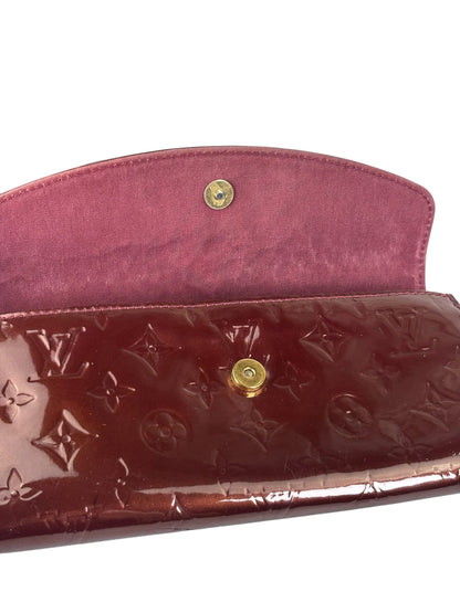 Louis Vuitton Burgundy Monogram Vernis Sunset Boulevard Shoulder Bag