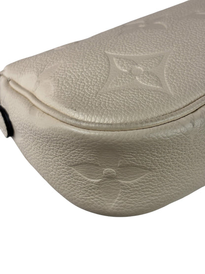 Louis Vuitton Ivory Empreinte Monogram Leather Chain Ivy Pochette