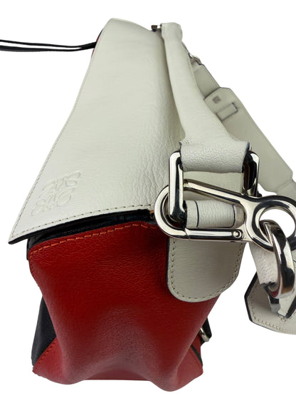 Loewe Colorblock Leather Puzzle Two-Way Bag