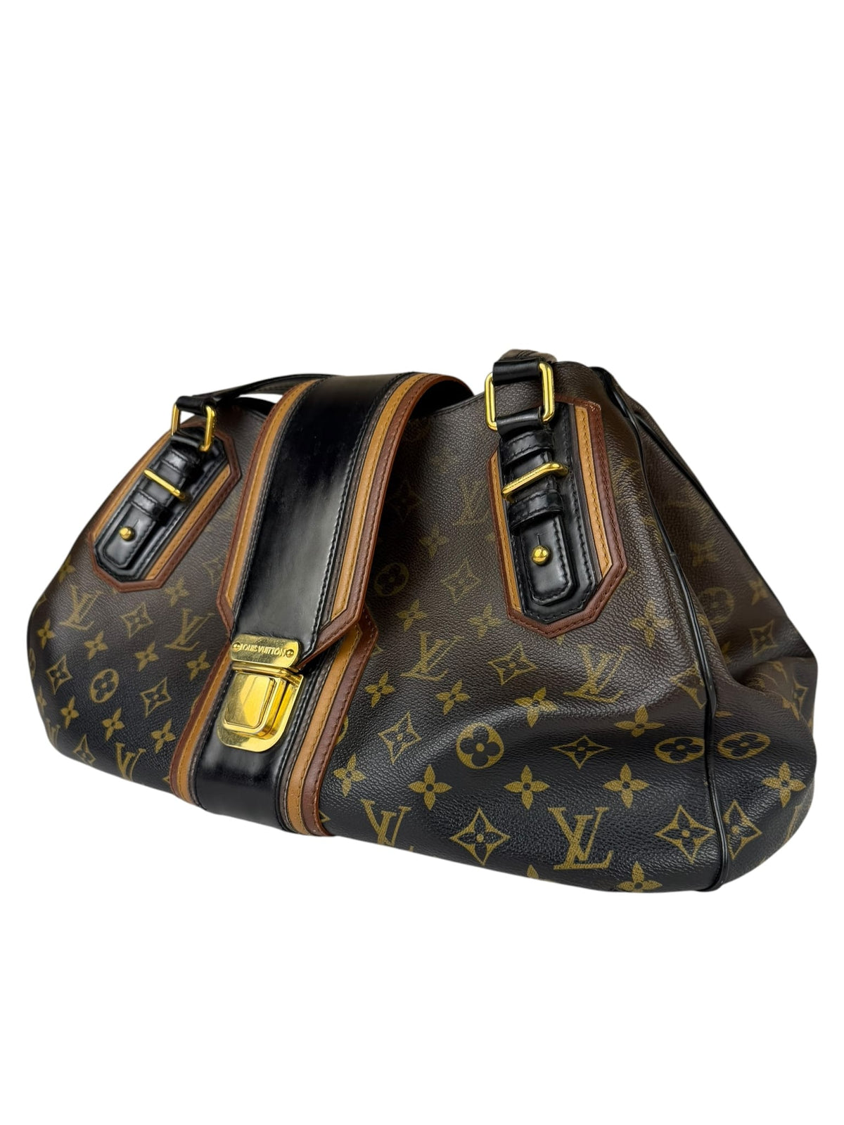 Louis Vuitton Limited Edition Brown/Black  Monogram Mirage Griet Handbag