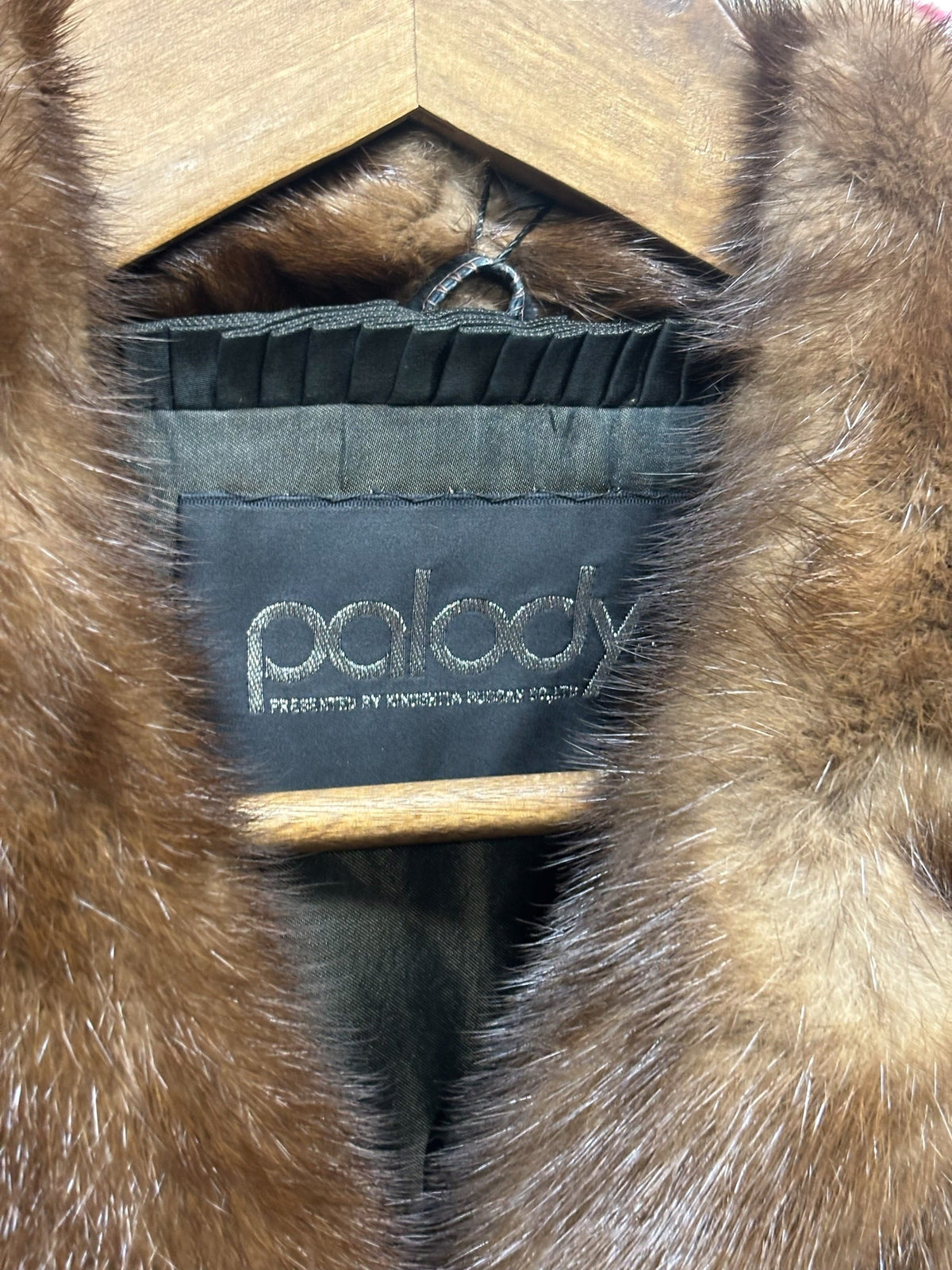 Palody Brown Mink Fur Coat