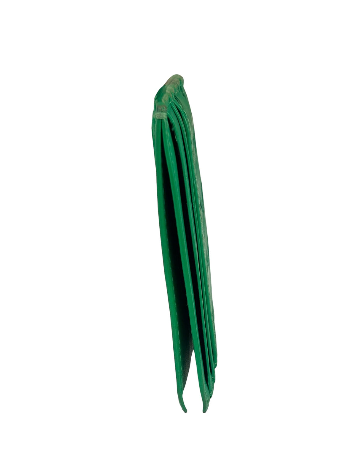 Bottega Veneta Green Intrecciato Card Holder