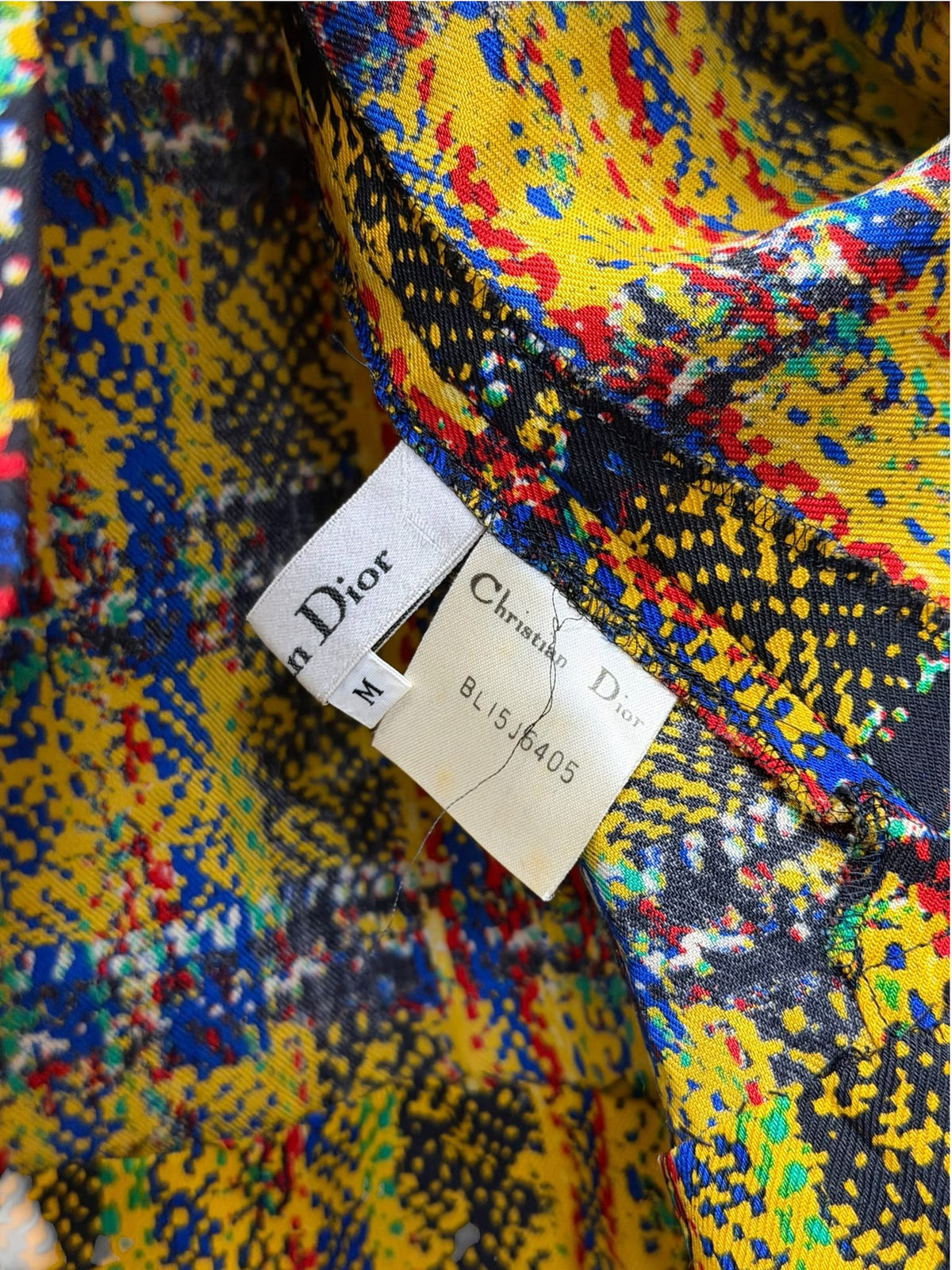 Christian Dior Multi-Colored Geometric-Patterned Two-Piece Set