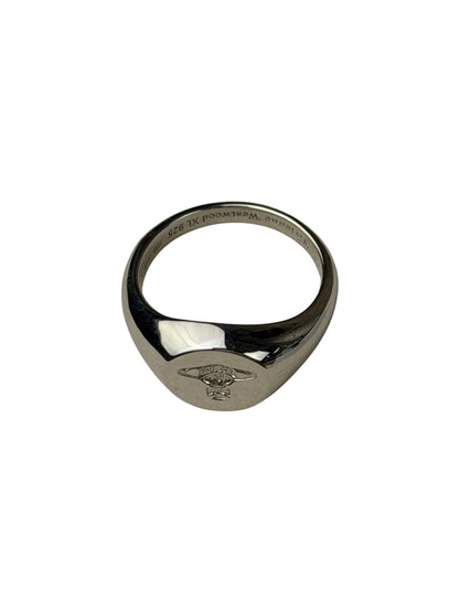 Vivienne Westwood Silver Logo Seal Ring