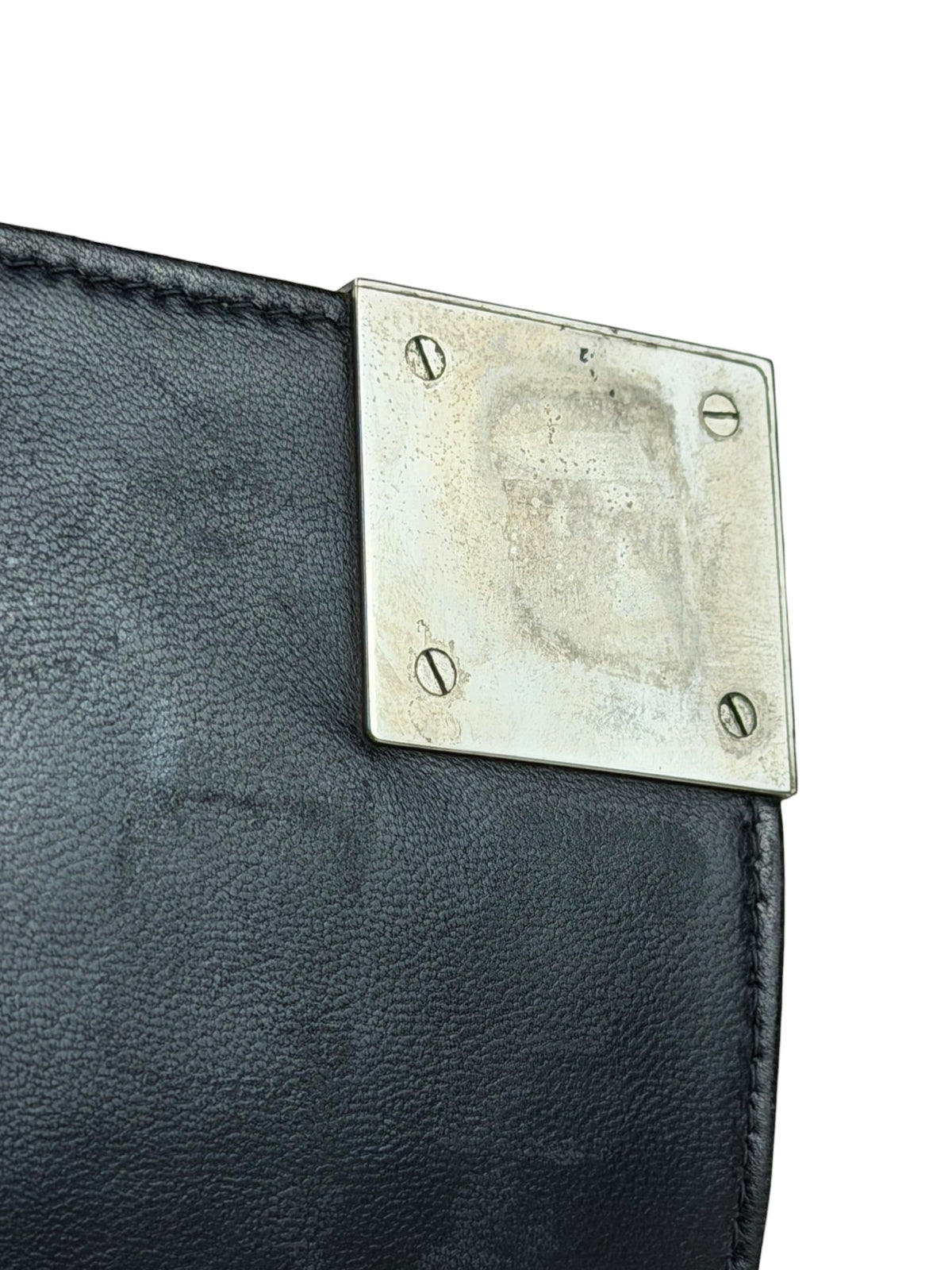 Chanel Black Patent Leather Chocolate Bar Flap Bag 2000