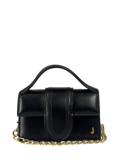 Jacquemus Black Leather Nano Le Petit Bambino Two-Way Bag Replacement Chain