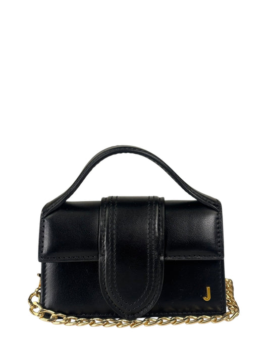 Jacquemus Black Leather Nano Le Petit Bambino Two-Way Bag Replacement Chain